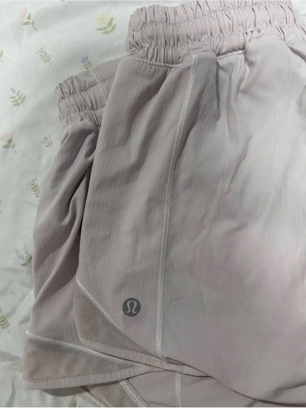 White Lululemon Athletic shorts